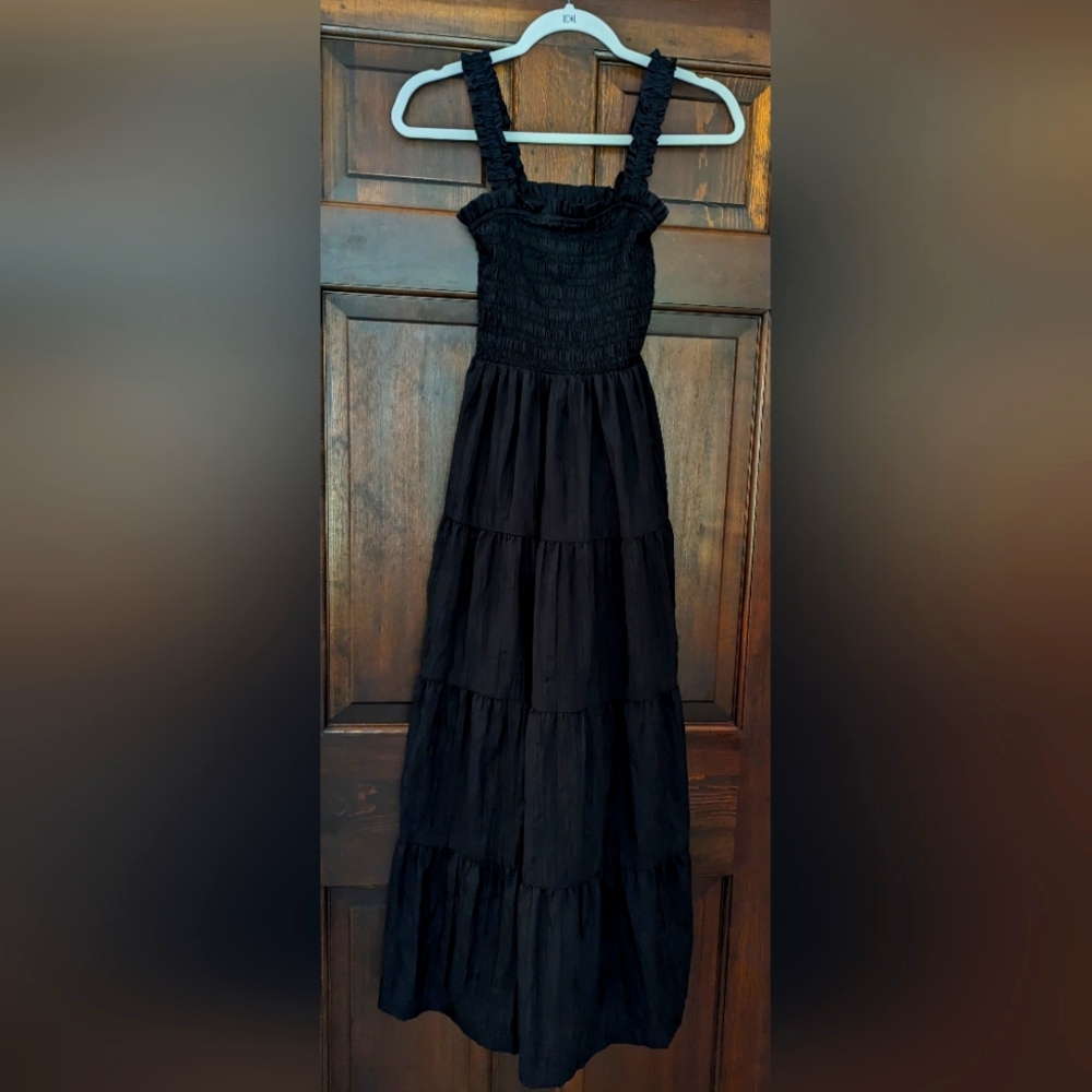 GAP, Women's, black, tiered, sundress size S